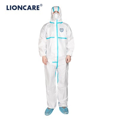 LIONCARE® CoverPrem+ Одноразовый защитный комбинезон